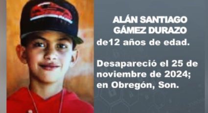 Ciudad Obregón: Ayuda a Alán Santiago a regresar a casa; desapareció el 25 de noviembre