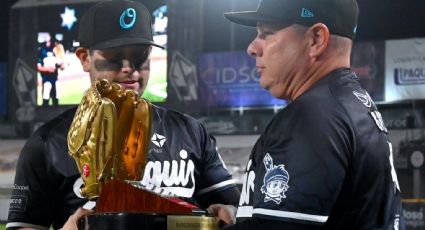 Tres jugadores de los Yaquis de Obregón reciben prestigiosos trofeos por parte de la LMP