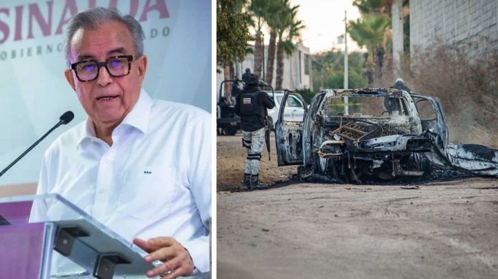 Gobernador de Sinaloa confirma que explosión de auto en Culiacán fue por ataque de dron