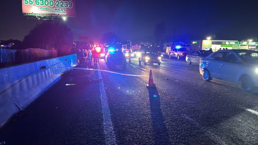 Joven motociclista muere tras fatídico accidente vehicular en la México-Pachuca