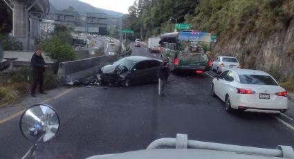 Fatídico accidente en la carretera México-Toluca genera caos; un hombre murió