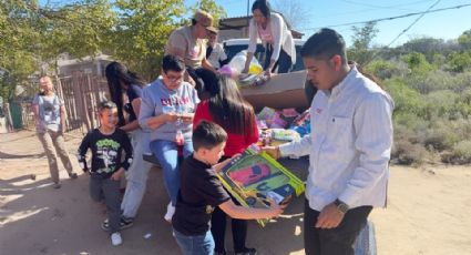 Edición número 14 de la campaña 'Tiempo de Sonreír' lleva juguetes a niños de Empalme