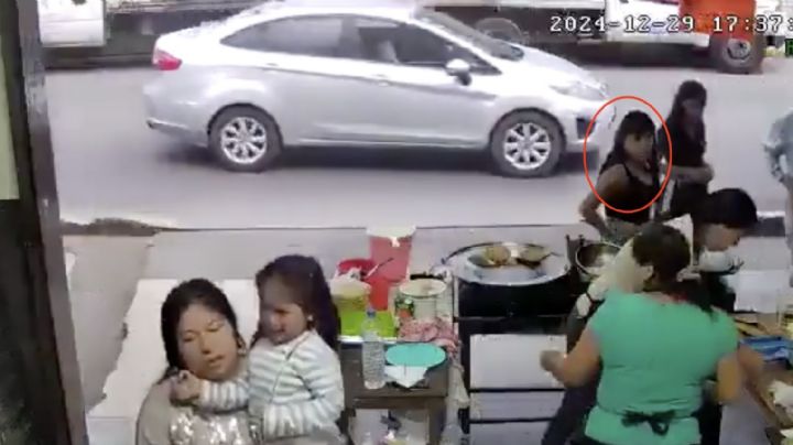 VIDEO: Cae Jasmín 'N', mujer que lanzó aceite hirviendo a comerciante en Xalapa