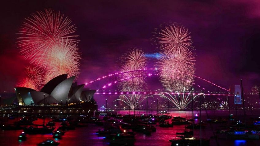 VIDEO: Así fueron las celebraciones de Año Nuevo en Australia; espectáculo en Sídney