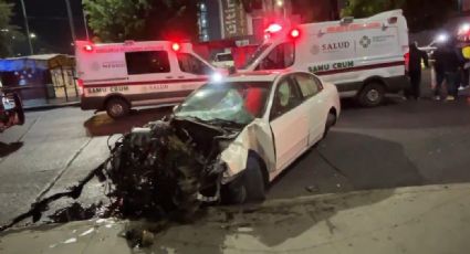 Imágenes fuertes: Así fue el accidente en la Zaragoza; conductor ebrio intentó huir