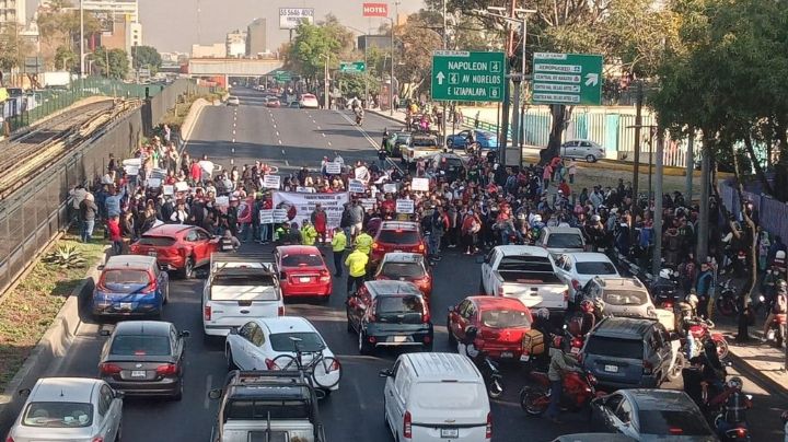 Bloqueo genera caos en Tlalpan: Comerciantes cierran calles; alternativas viales