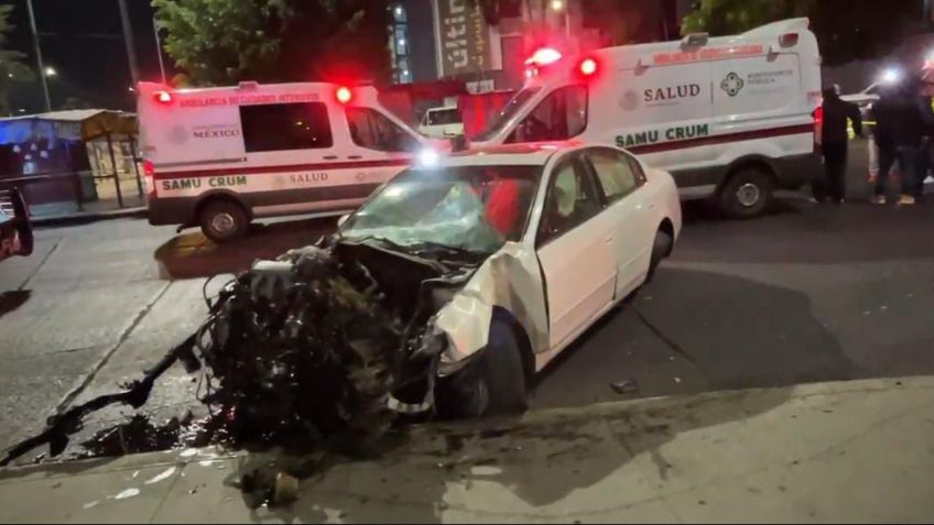 Imágenes fuertes: Así fue el accidente en la Zaragoza; conductor ebrio intentó huir