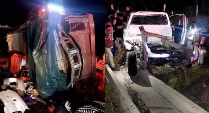 Caos en carretera México-Puebla: Tráiler choca contra peregrinos; confirman 10 heridos