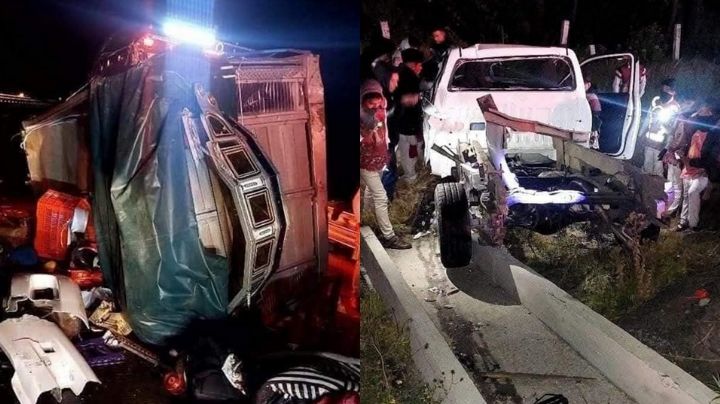 Caos en carretera México-Puebla: Tráiler choca contra peregrinos; confirman 10 heridos