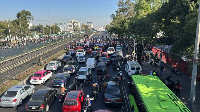Tráfico en CDMX: Se espera caos por marchas y bloqueos este 5 de diciembre en la capital