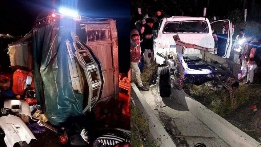 Caos en carretera México-Puebla: Tráiler choca contra peregrinos; confirman 10 heridos