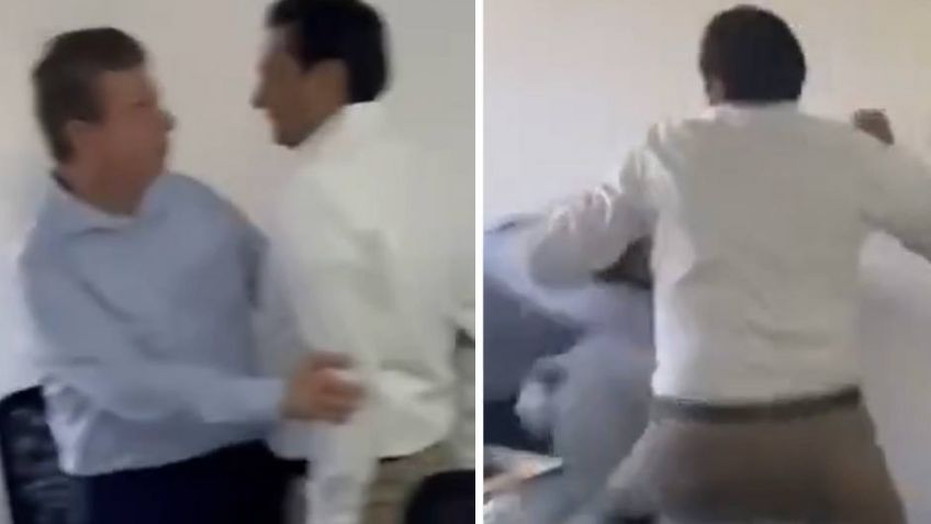 VIDEO: Golpean a un diputado del Partido Verde Ecologista en el Congreso de Chiapas