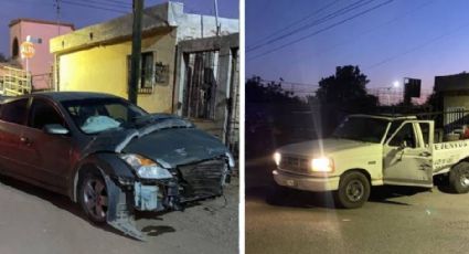 Un menor ignora el alto y choca en Hermosillo; un padre y sus hijas resultaron lesionados