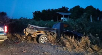 Accidente en Sinaloa: Un joven de Guasave pierde el control de su auto y sale del camino