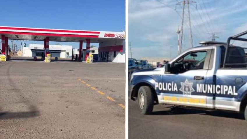 A punta de pistola, grupo de delincuentes asalta una gasolinera al sur de Ciudad Obregón
