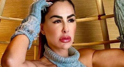 Ninel Conde asegura que fue la máscara y el zoom los que 'deformaron' su rostro