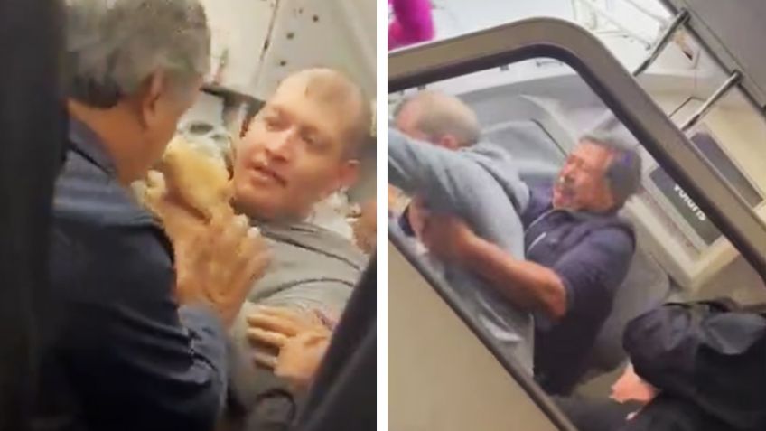 VIDEO: Así sometieron a hombre que intentó secuestrar vuelo de Volaris para desviarlo