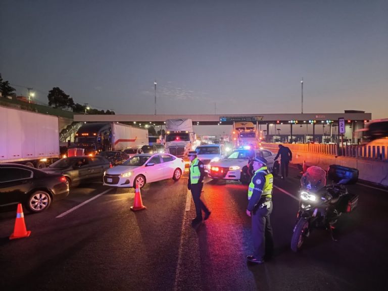 Bloqueo en la México-Pachuca