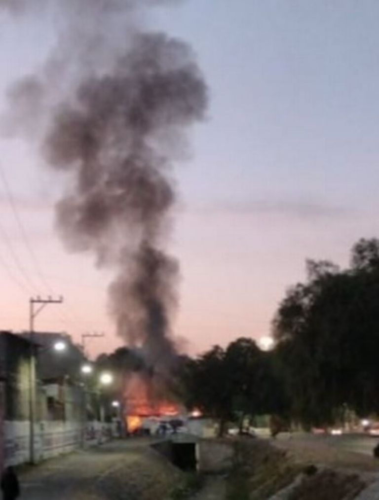 Incendio en la Gustavo A. Madero