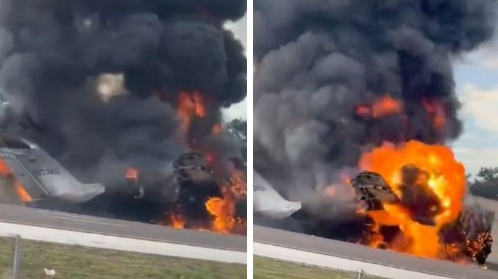 Terrible tragedia en Florida: Una avioneta se estrella en autopista dejando dos muertos