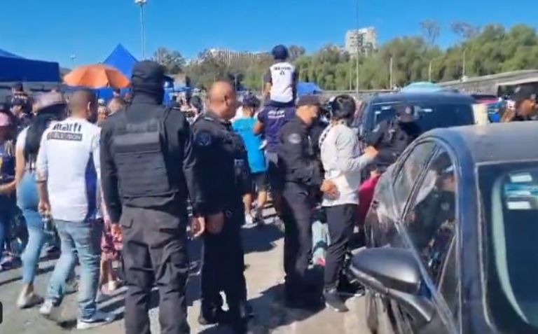 Operativo en C.U para el Pumas vs Puebla