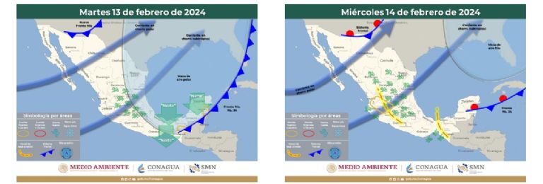Clima en Sonora para esta semana. Foto: Conagua