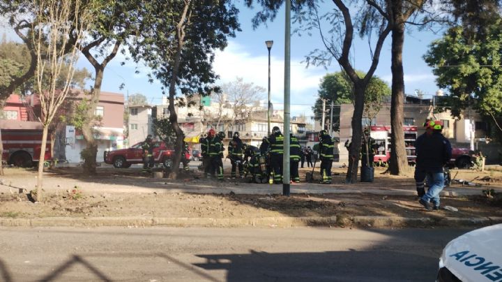 VIDEO: Fuga de gas genera terror en la alcaldía Venustiano Carranza; evacúan a vecinos