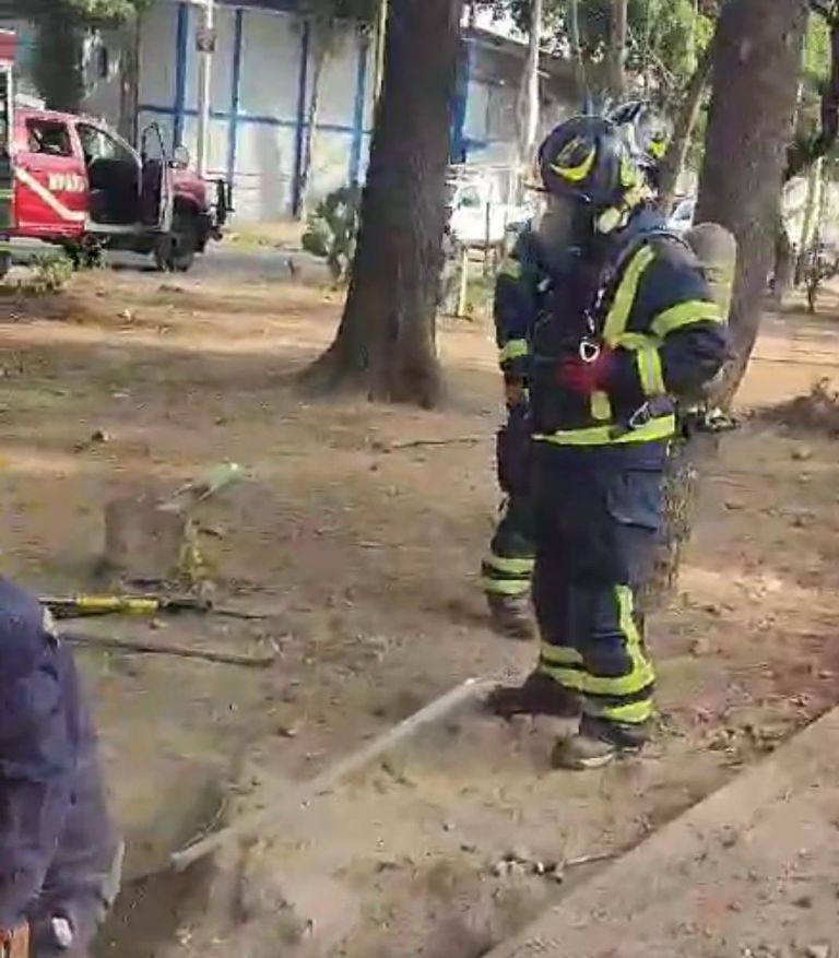 Fuga de gas en la Venustiano Carranza