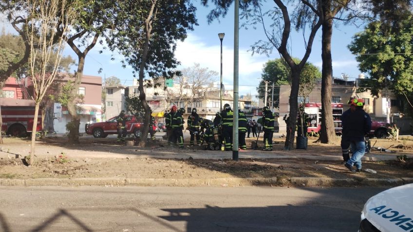 VIDEO: Fuga de gas genera terror en la alcaldía Venustiano Carranza; evacúan a vecinos