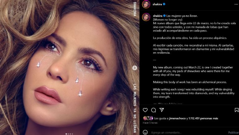 Shakira estrena nuevo disco