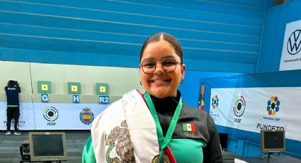 ¡Orgullo sonorense! Andrea Ibarra se sube al podio en la Copa del Mundo de tiro deportivo