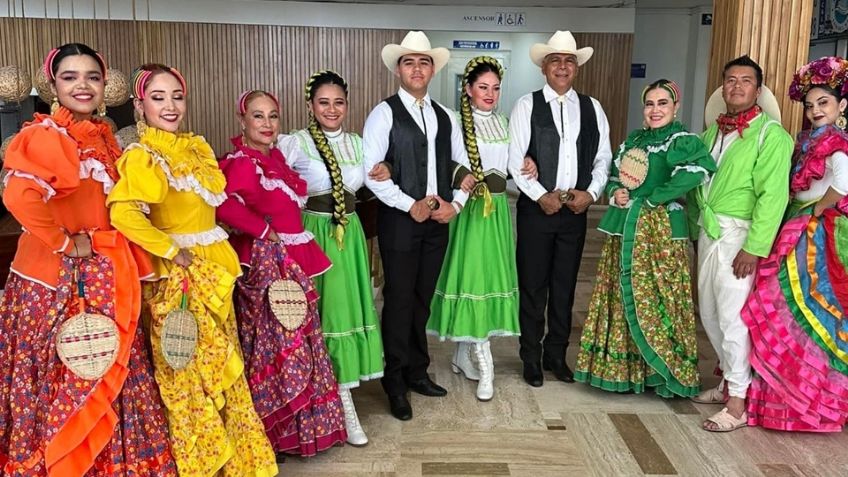Grupo de danza de guaymenses participa en el tradicional desfile de carnaval de Colombia 