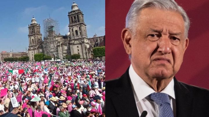 AMLO 'explota' contra la 'Marcha por la democracia': Organizadores "quieren seguir robando"