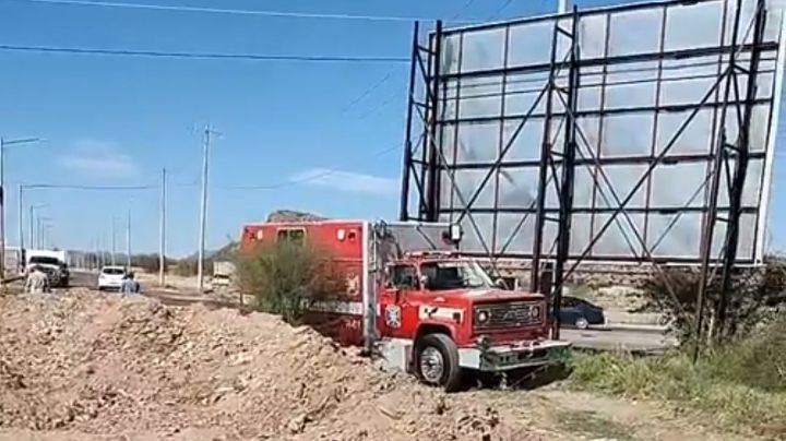 Hombre rescatado tras caer en zanja de seis metros en Hermosillo, Sonora