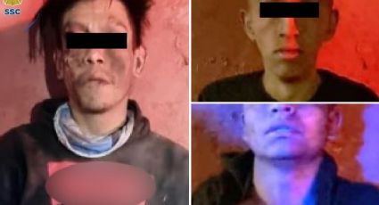 VIDEO: Así quedaron los cuatro presuntos delincuentes golpeados por vecinos de Tláhuac