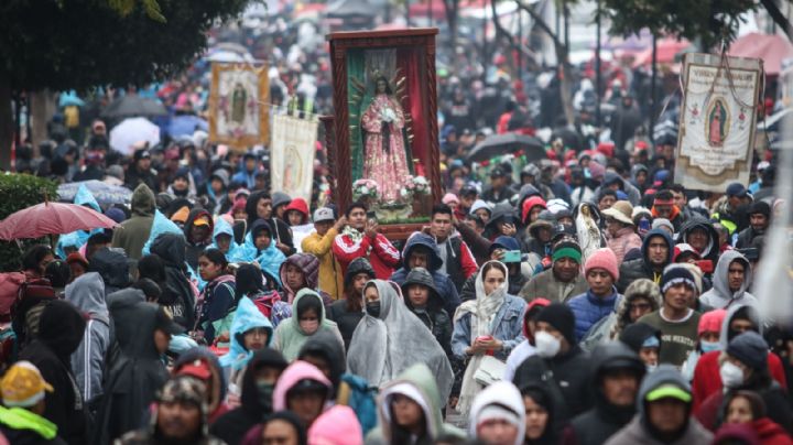 Peregrinos abarrotan la Basílica de Guadalupe y generan caos en la Gustavo A. Madero
