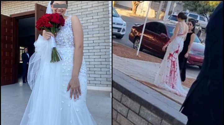 FOTOS: Tiran pintura roja a novia el día de su boda en Ciudad Obregón; conoce toda la historia