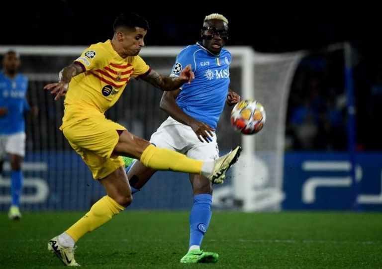 Napoli evita la derrota ante Barcelona en Champions y dejan todo para el partido de vuelta
