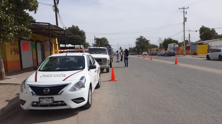 Por operaciones ilegales, detienen a 3 unidades de transporte urbano al Sur de Sonora