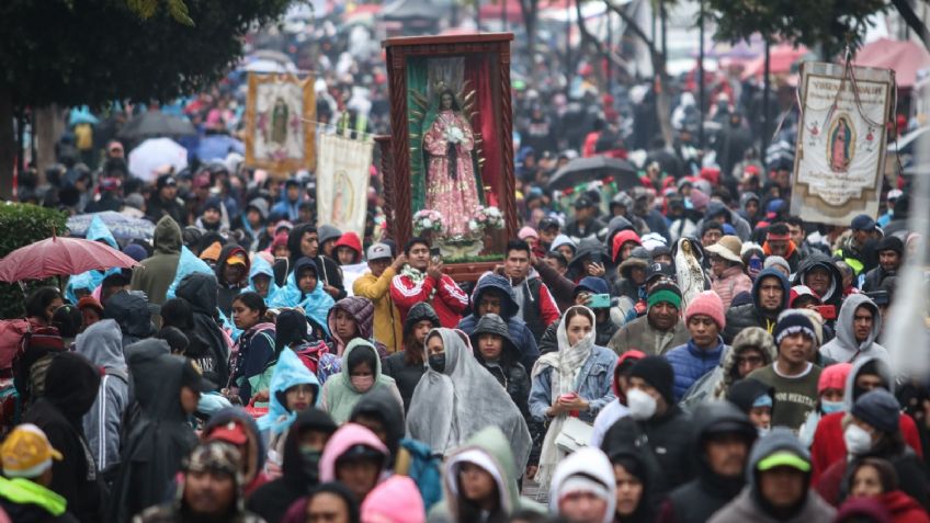 Peregrinos abarrotan la Basílica de Guadalupe y generan caos en la Gustavo A. Madero