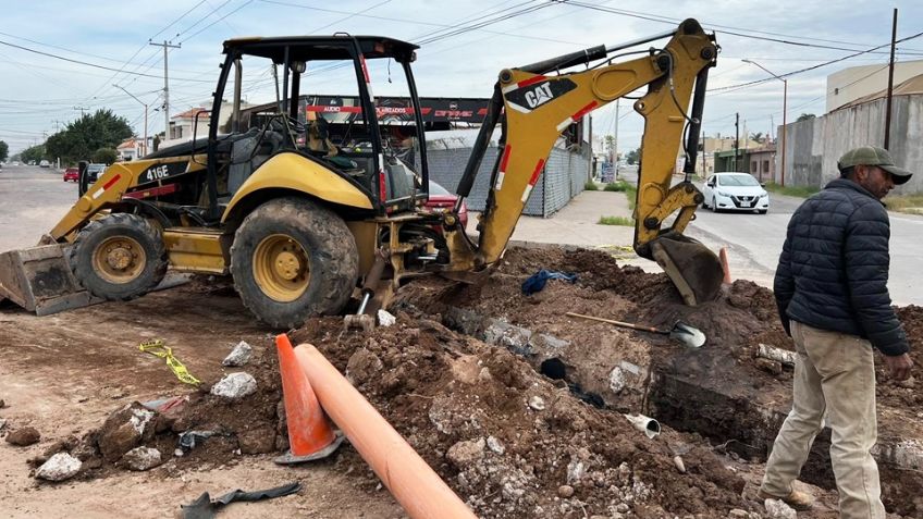  Zanjas del Oomapasn acaban con el poco pavimento de Navojoa; llaman a la coordinación
