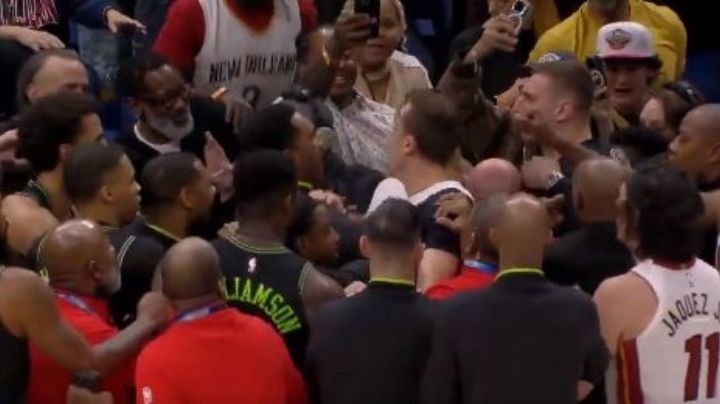 NBA suspende a cinco jugadores tras pelea ocurrida en el juego entre Pelicans y el Heat