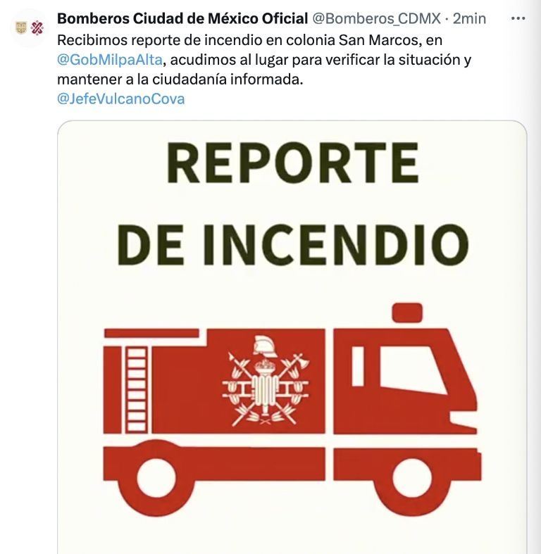 Nuevo incendio cerca del Mercado de las Flores en Cuemanco desata alarma