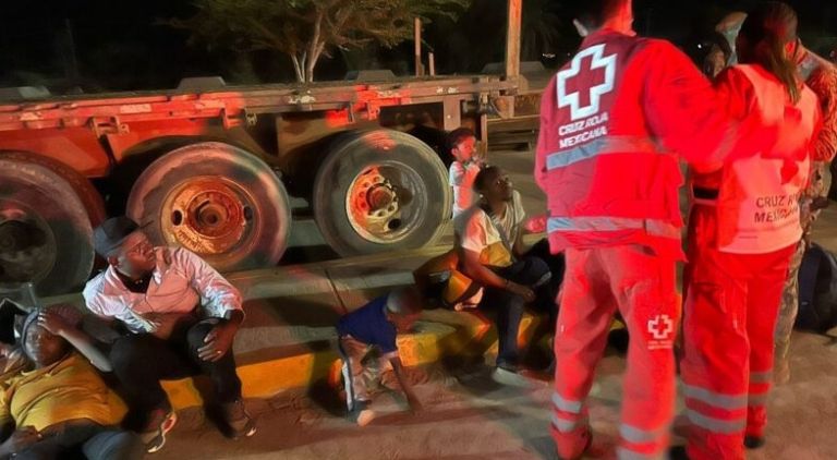Los africanos fueron hallados en un ferrocarril