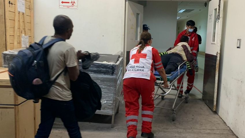 Cruz Roja socorre a dos migrantes embarazadas; aumenta paso de africanos por Empalme