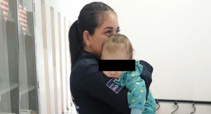 Agente Dulce Zazueta salva a bebé de morir por problema respiratorio en Cajeme