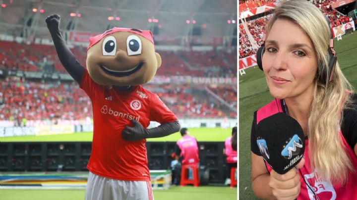 Periodista brasileña denuncia por acoso a mascota del Inter de Porto Alegre