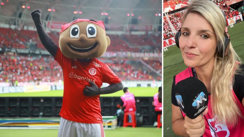 Periodista brasileña denuncia por acoso a mascota del Inter de Porto Alegre