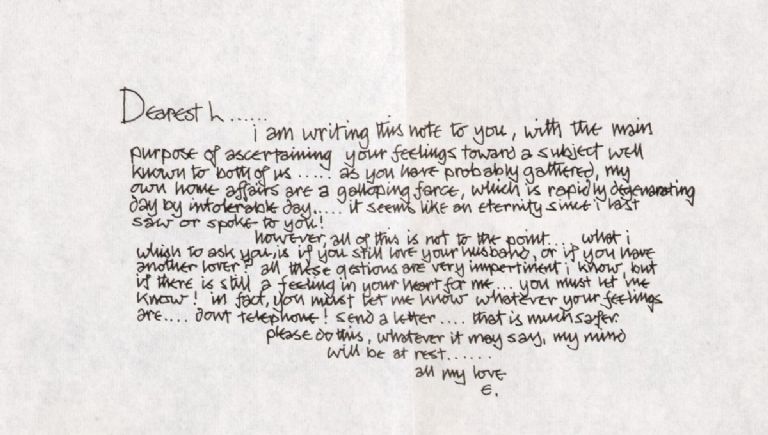 La Subasta de las Cartas de Amor de George Harrison y Eric Clapton a Pattie Boyd: