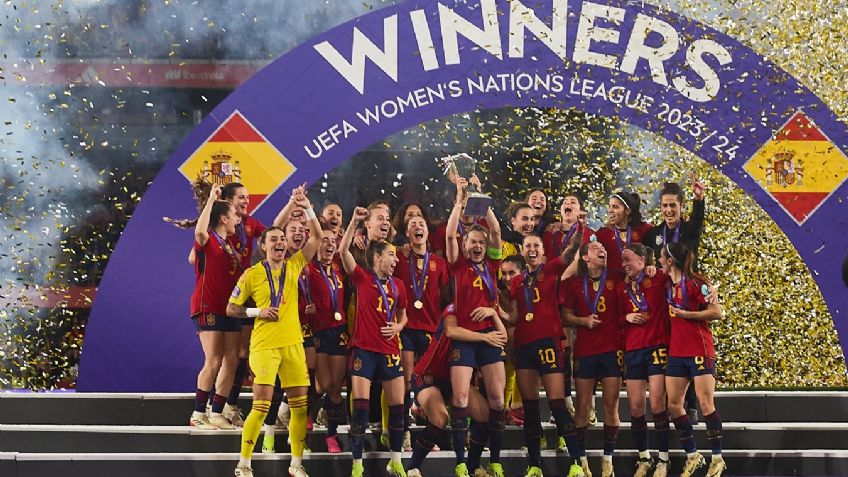 España se proclama campeona de la primera Nations League femenil e impone récord